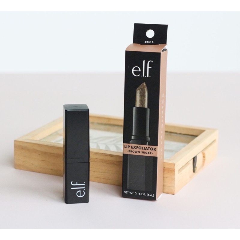 Son Tẩy Da SON Tẩy Tế Bào Chết Môi ELF E.L.F Lip Exfoliator Brown Sugar 4.4g (Hàng Mỹ-Có Bill)