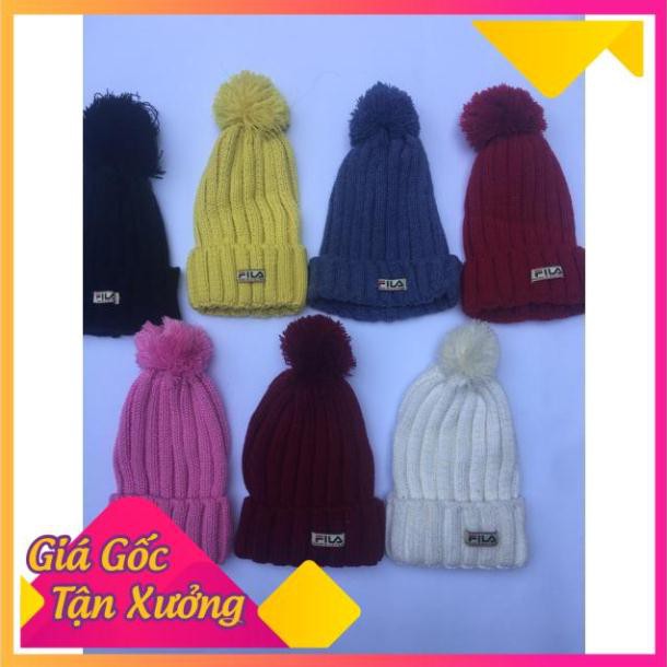 Mũ Len Quả Bông