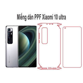 Miếng dán ppf bảo vệ điện thoại Xiaomi Mi10 ultra