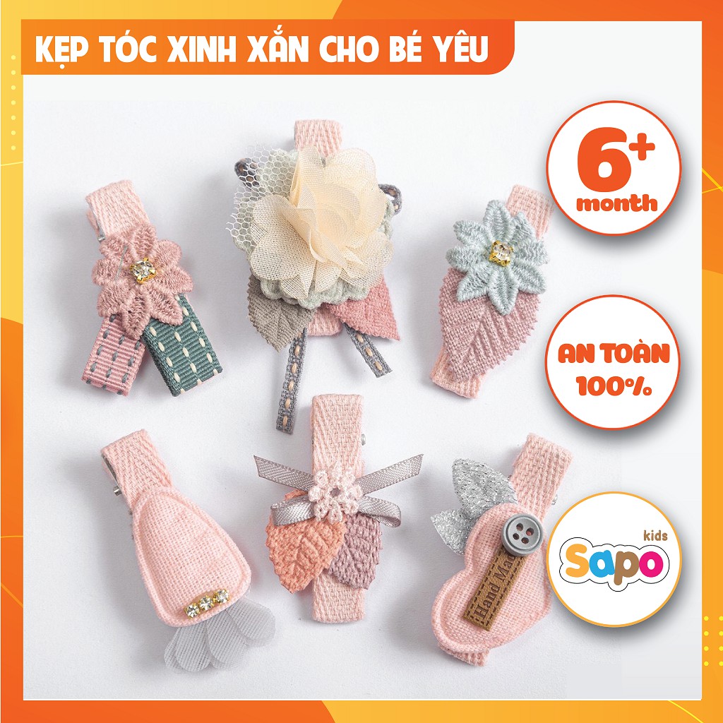 Kẹp Tóc Xinh Xắn Cho Bé Gái, Kẹp Tóc Cho Bé