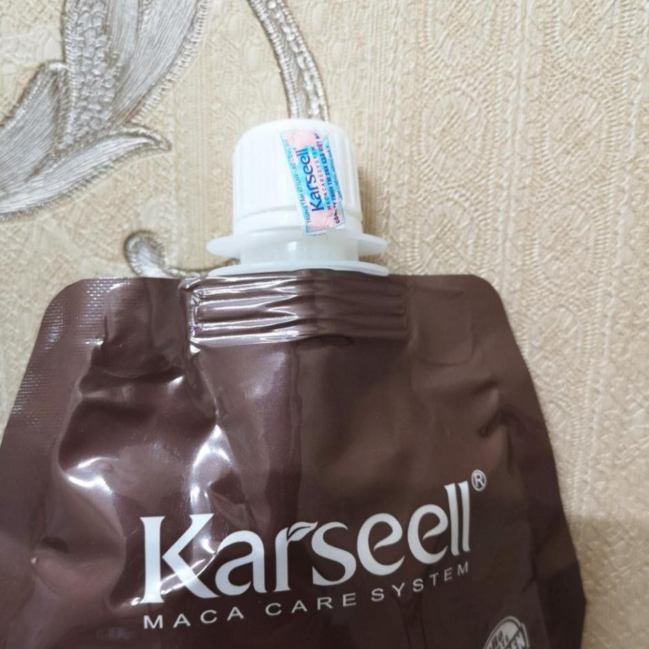 Ủ Tóc - hấp tóc Colagen Karseell phục hồi tóc hư tổn ủ tóc siêu mượt 500ml KKLICK77 tặng nón ủ loại dày