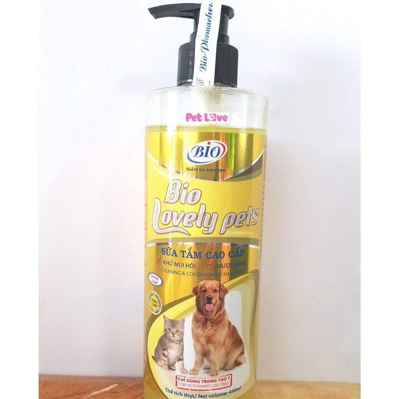 Sữa tắm Bio lovely giúp dưỡng lông siêu mượt, khử mùi hôi cho chó mèo - 79305