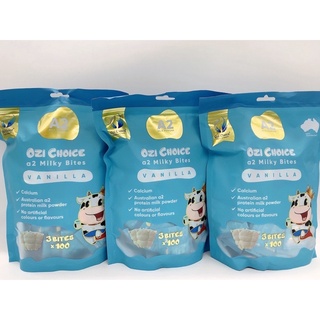 [Thanhlys date 12/24]  Kẹo sữa bổ sung canxi và vitamin C A2 Ozi Choice Vanilla/ Blueberry/dâu