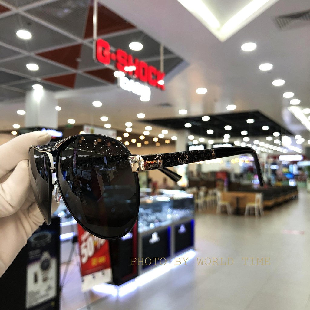 Kính mát nam G1103 đen tròng Polazied, chống lóa,Full box ,thời trang cao cấp bảo hành 12 Tháng | BigBuy360 - bigbuy360.vn
