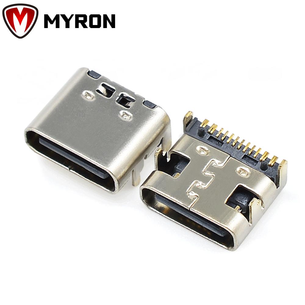 Set 10 Cáp Sạc / Chuyển Dữ Liệu Pcb Usb 3.1 Type-C 16pin