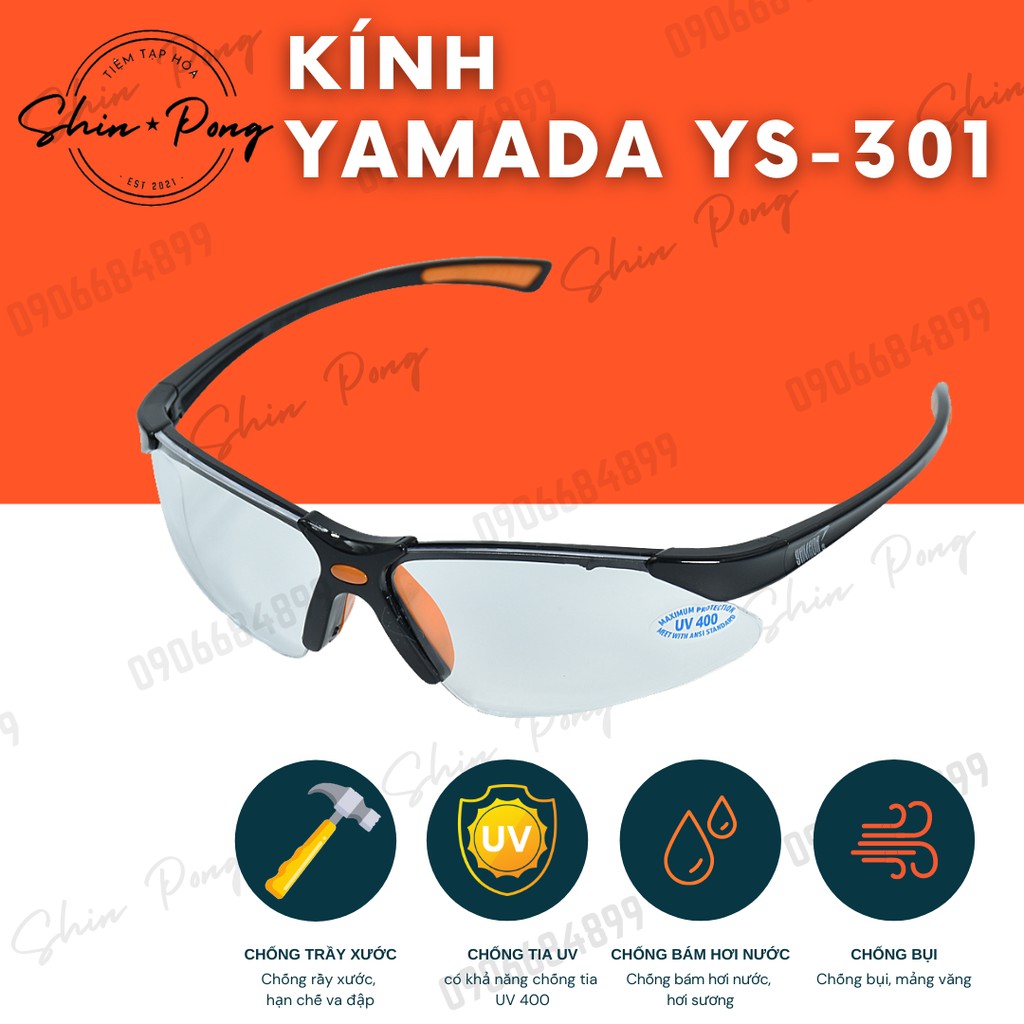 KÍNH BẢO HỘ ⭐️YAMADA YS - 301⭐️ THÁI LAN