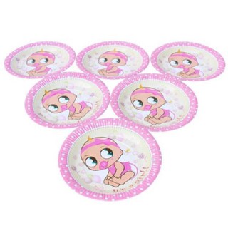 Sét dĩa /6 cái sinh nhật mẫu bé gái