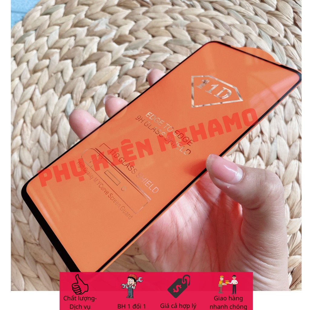 Kính Cường Lực Xiaomi Redmi Note 9/9s/9 Pro Full 5G+ Độ cứng 21H Chống bám nước, Hạn chế bám vân tay [MIHAMO]