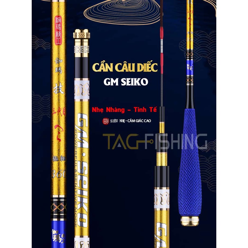 Cần tay Gama Seiko Tinh Hoa Chuyên Diếc