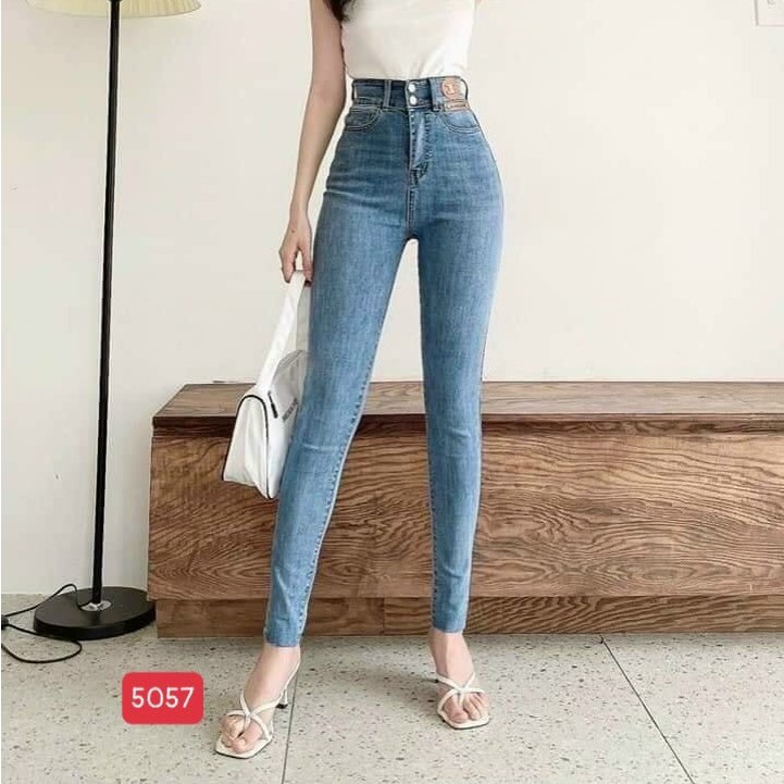 8 MẪU Quần JEAN Nữ Lưng Cao chuần shop VNXK bao đẹp chất lượng ,bó co giãn vải dày mịn( đổi trả nếu không ưng)