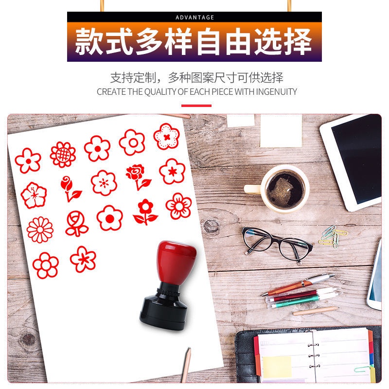 Con Dấu Kiểu Hoạt Hình Xinh Xắn Đáng Yêu Dành Cho Bé