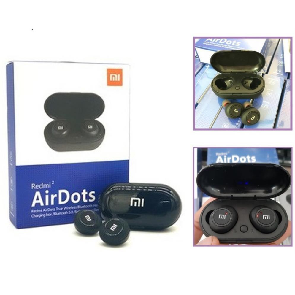 Tai Nghe Blutooth -Tai Nghe Không Dây Redmi 2 AirDots,  Phiên bản nút nhấn[ Hàng Chuẩn]- Bảo Hành 6 Tháng | BigBuy360 - bigbuy360.vn