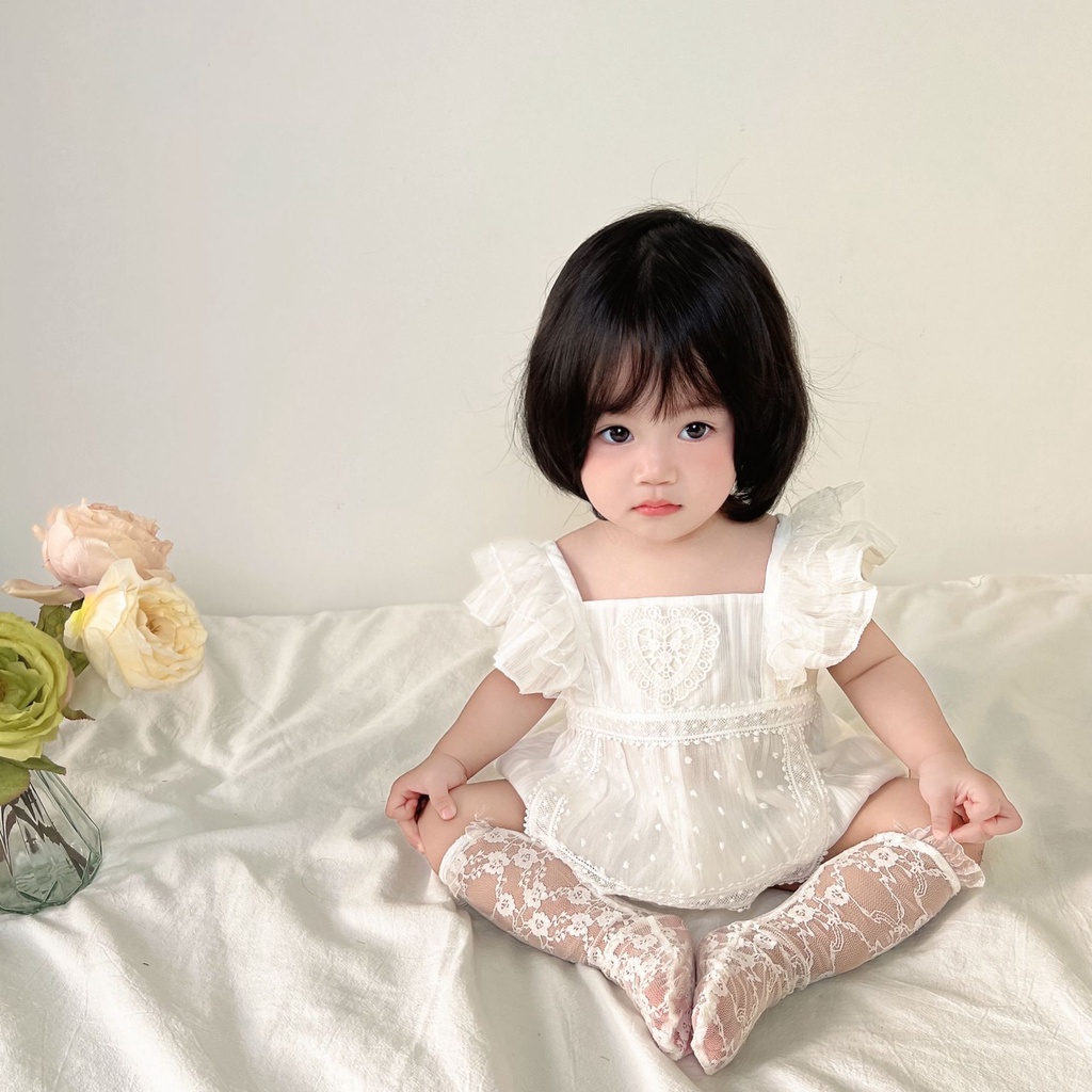Bộ Áo Liền Quần Công Chúa Thời Trang Mùa Hè Cho Bé Gái