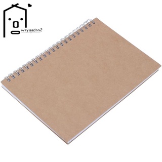 Sổ ghi chép 48 tờ hàng ngày đơn giản phong cách cổ điển 190x130mm đóng gáy xoắn ốc quản lý lập kế hoạch đồ dùng học tập