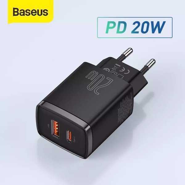 Cốc sạc nhanh siêu nhỏ gọn Baseus Compact Quick Charger 20W