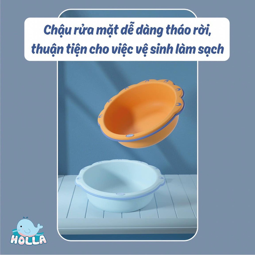 Bồn rửa mặt đa chức năng HOLLA chính hãng cho bé