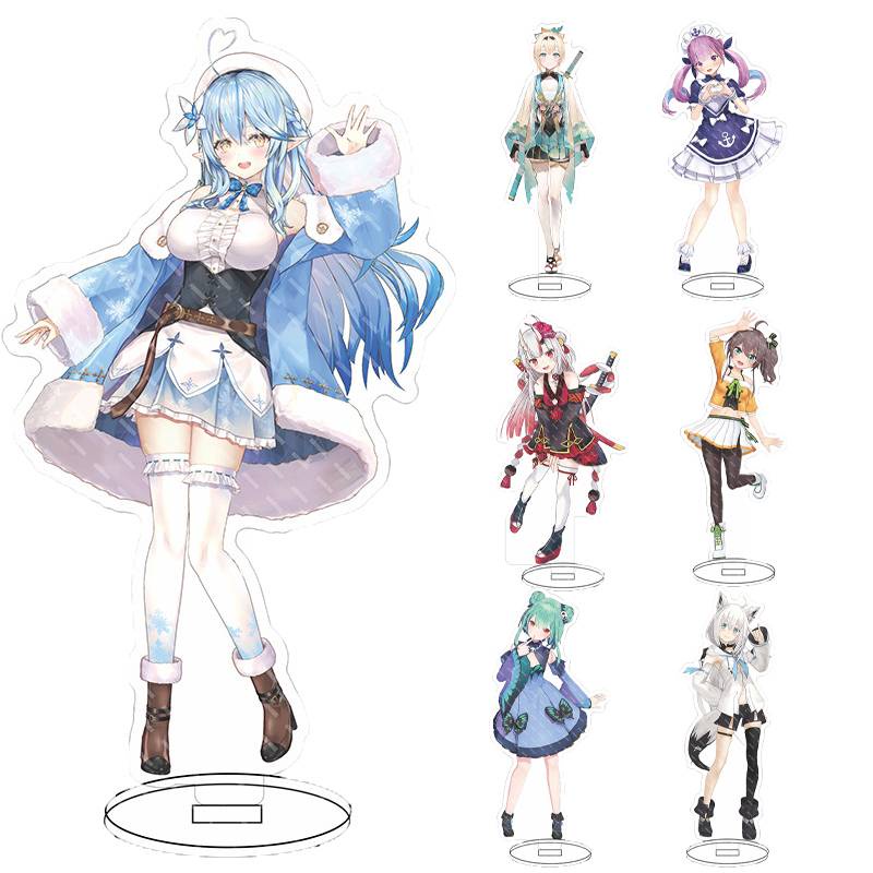 Mô Hình Nhân Vật Fubuki Matsuri Haato Anime Hololive 15cm Bằng Acrylic Hai Mặt Trang Trí Nhà Cửa