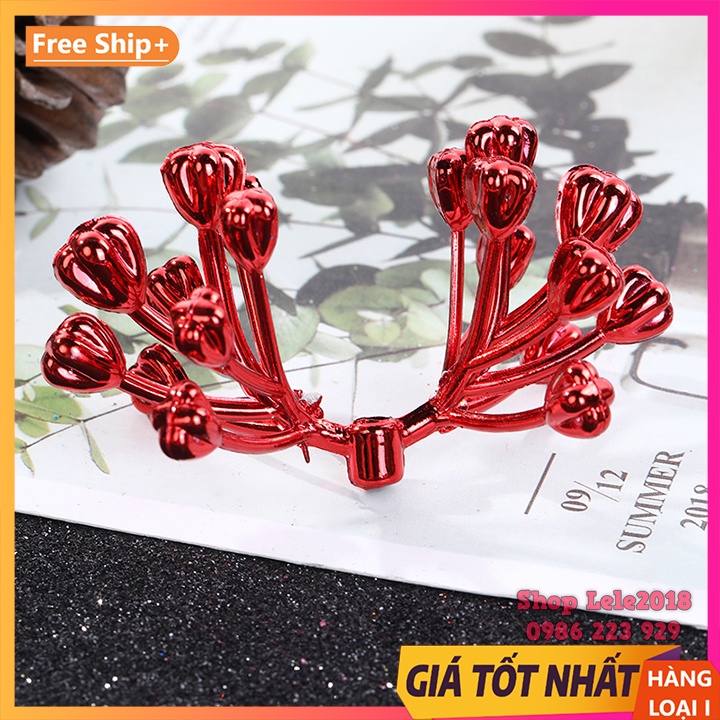 Chùm 18 nụ hoa trang trí Noel giáng sinh