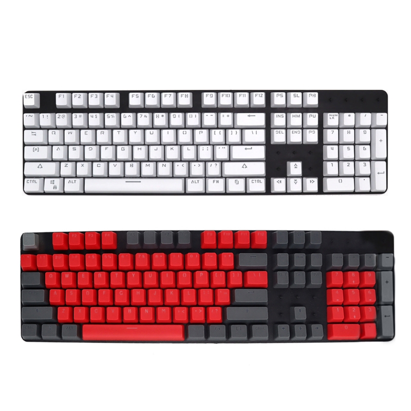 104 keycaps Gaming Backlit Keycap Kit Cấu hình ABS Double-shot Keycap