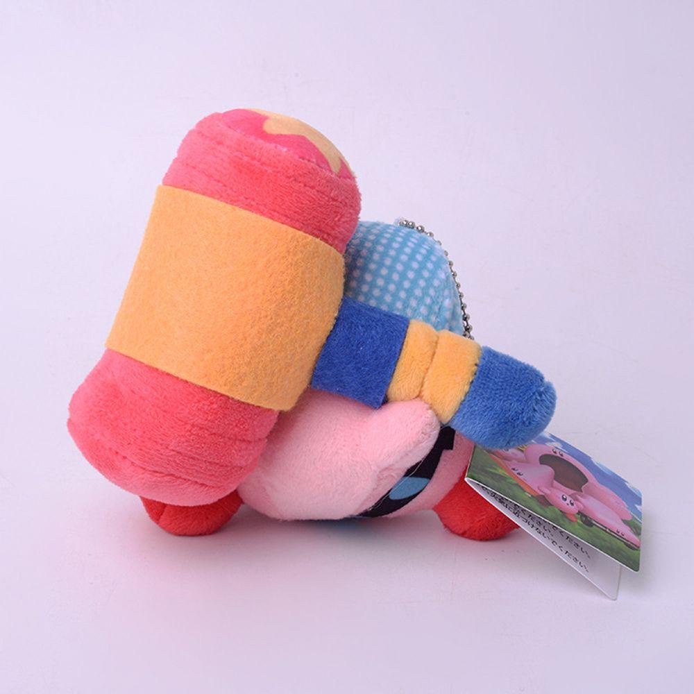 Búp Bê Kirby Nhồi Bông Mềm Mại Có Móc Khóa Trang Trí Ba Lô