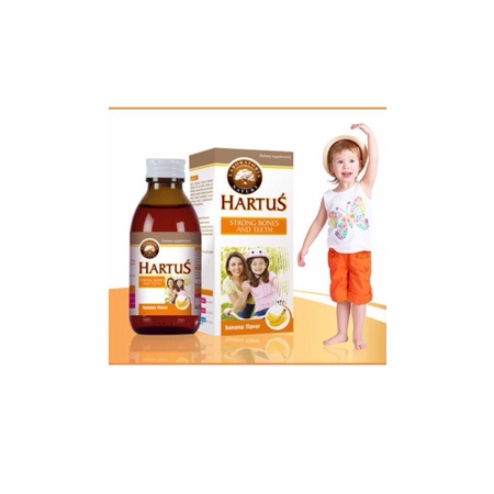Lọ canxi sinh học vitamin K + D3 Hartus 150ml Balan .