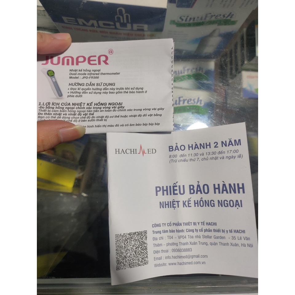 Nhiệt kế hồng ngoại 5 trong 1 (Jumper Dual - Mode) - Hàng nhập khâu CHÍNH HÃNG