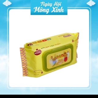 Khăn ướt Wesser-80 tờ không mùi nắp xanh