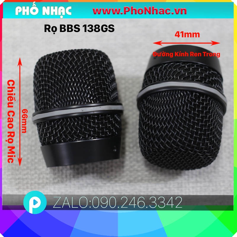Đầu lưới mic Baier BBS RELACART, Rọ micro, đầu lưới chụp mic đủ loại