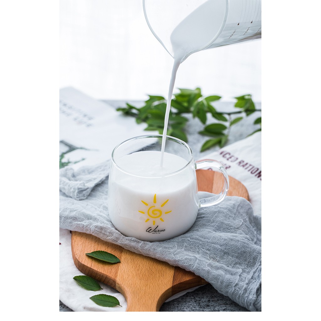 Ly Thủy Tinh Tròn GOOD MORNING | BigBuy360 - bigbuy360.vn