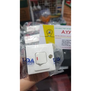 [LiOA] HỘP CÔNG TẮC NỔI 01 CHIỀU LiOA ( 01/02/03 HẠT )