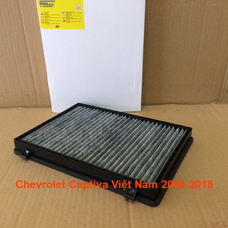 Lọc gió điều hòa than hoạt tính AC9408C dành cho Chevrolet Captiva Việt Nam 2006-2018 mã 96800069 JS Asakashi