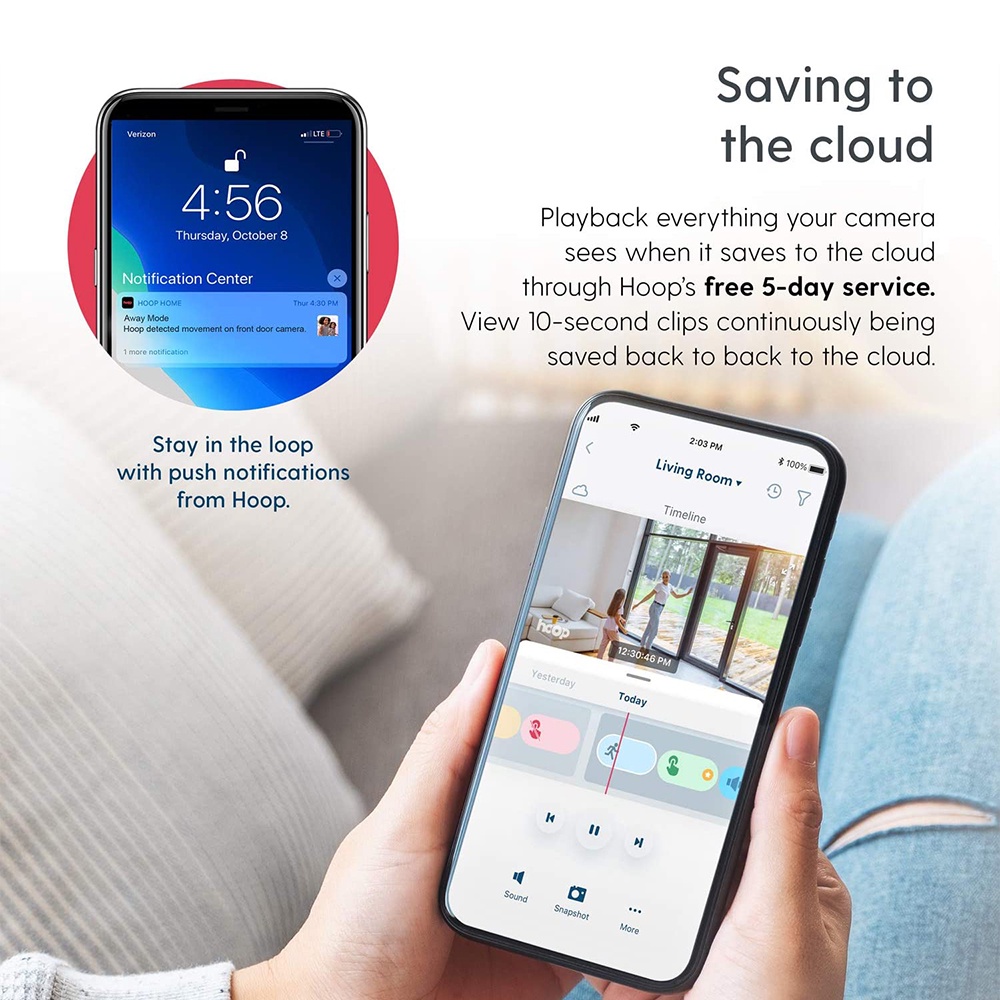 Xiaomi Youpin Camera Không Dây Thông Minh HD Hỗ Trợ Alexa &amp; Google Assistant Cho Điện Thoại Di Động