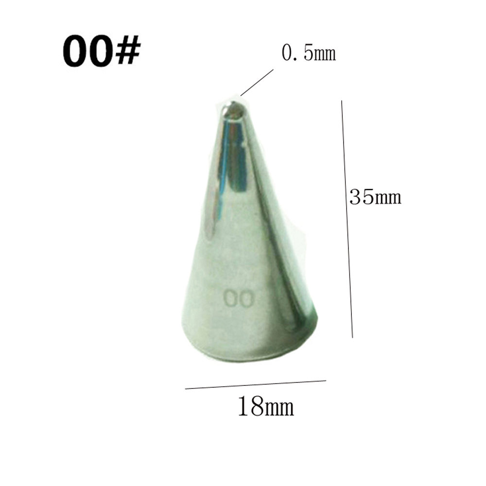 Set 1/7 Vòi Bắt Kem Trang Trí Bánh Bằng Thép Không Gỉ