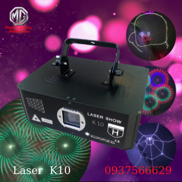 [ SALE OFF ] Đèn Bay phòng - Laser Show K10  - Đèn Sân Khấu Tphcm