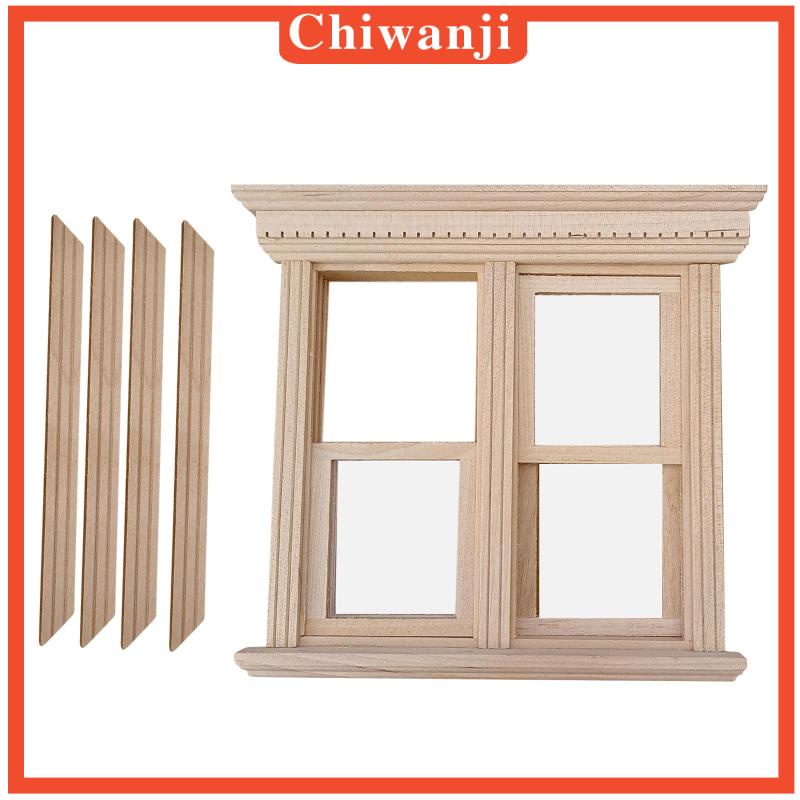 Mô Hình Cửa Sổ Mini Bằng Gỗ Dùng Trang Trí