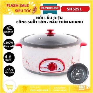Lẩu điện sunhouse sh525l - hàng chính hãng