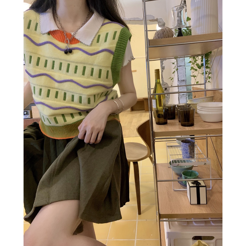 Áo Gi Lê Cổ Tròn Màu Sắc Thời Trang Hàn Quốc Cho Nữ | BigBuy360 - bigbuy360.vn