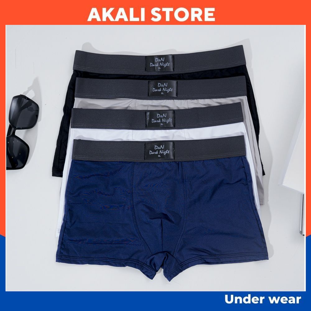 Quần Lót Nam Boxer Đùi Thun Lạnh Co dãn 4 chiều, Quần sịp nam Thun Lạnh Boxer rẻ đẹp sexy - AKALI