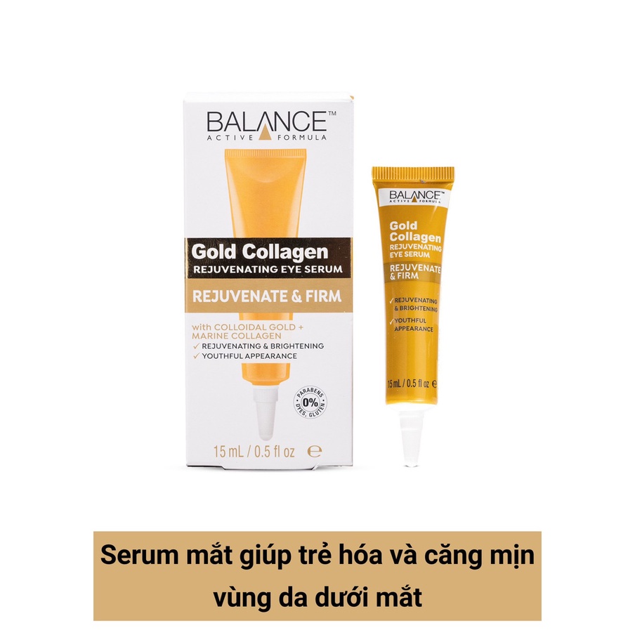 (BILL ANH)Kem Mắt Gold Collagen Balance Active Formula