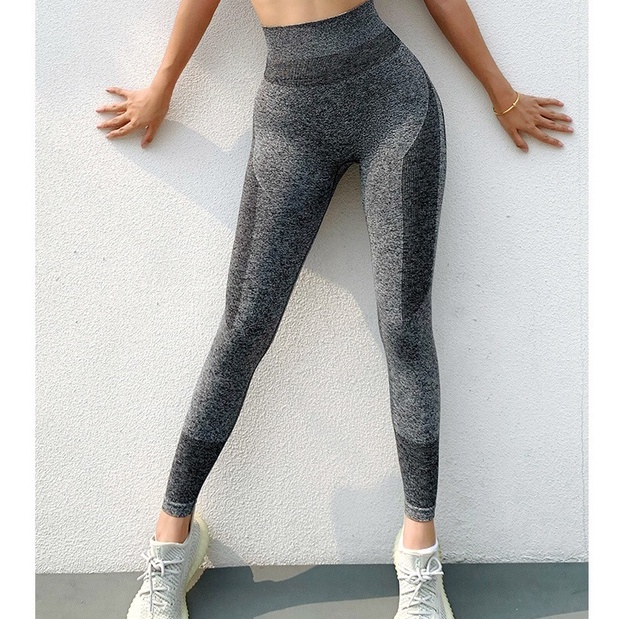 Quần tập chun mông lưng cao Naqi chính hãng | Quần legging tập gym yoga nữ QCM07