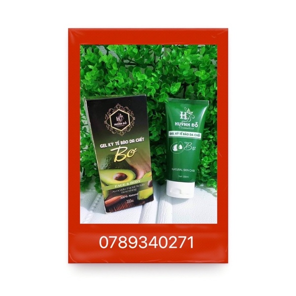 Tẩy tế bào chết bơ Huỳnh Đỗ