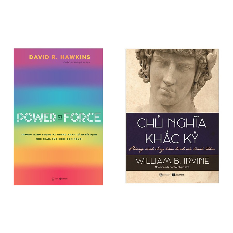 Sách - Combo Chủ Nghĩa Khắc Kỷ và Power vs Force - Trường Năng Lượng Và Những Nhân Tố Quyết Định Tinh Thần Và Sức Khỏe