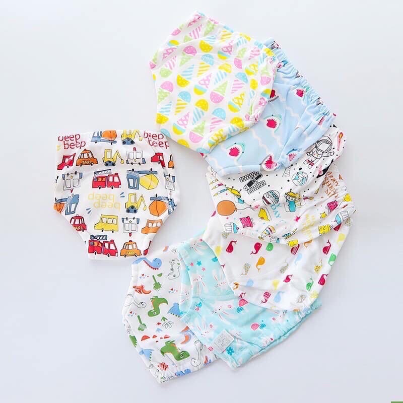 Quần Bỏ Bỉm Goodmama 6 Lớp Size 80/90/100/110 Cho Bé Từ 3 Tháng - 4 Tuổi - Cam Kết Chính Hãng