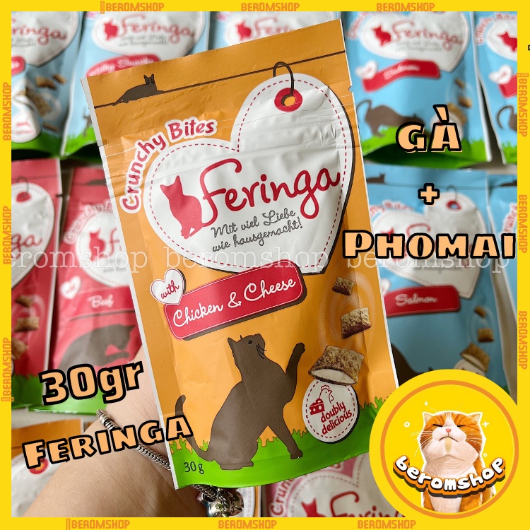 BÁNH THƯỞNG CHO MÈO FERINGA 30G 5 VỊ NHẬP ĐỨC GIÁ CỰC RẺ