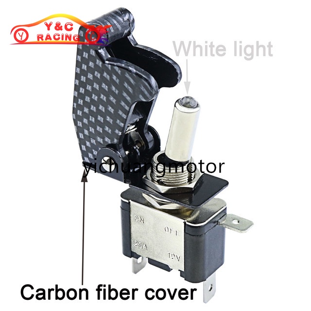 Công Tắc Nhỏ 12v 20a Có Đèn led Chuyên Dụng Cho Xe Hơi / Xe Máy