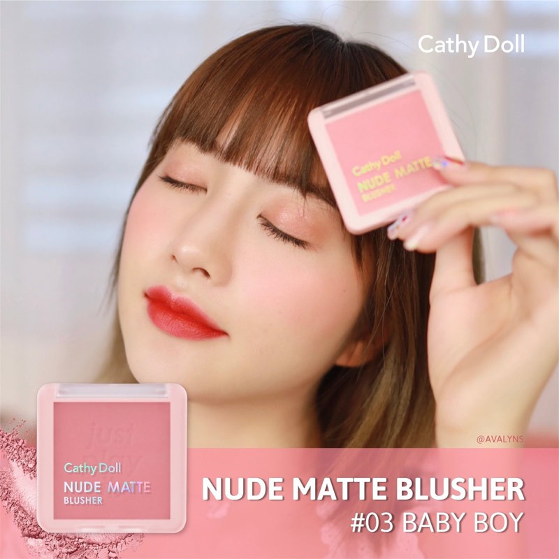 Phấn má hồng Cathy Doll Nude Matte Blusher 6g