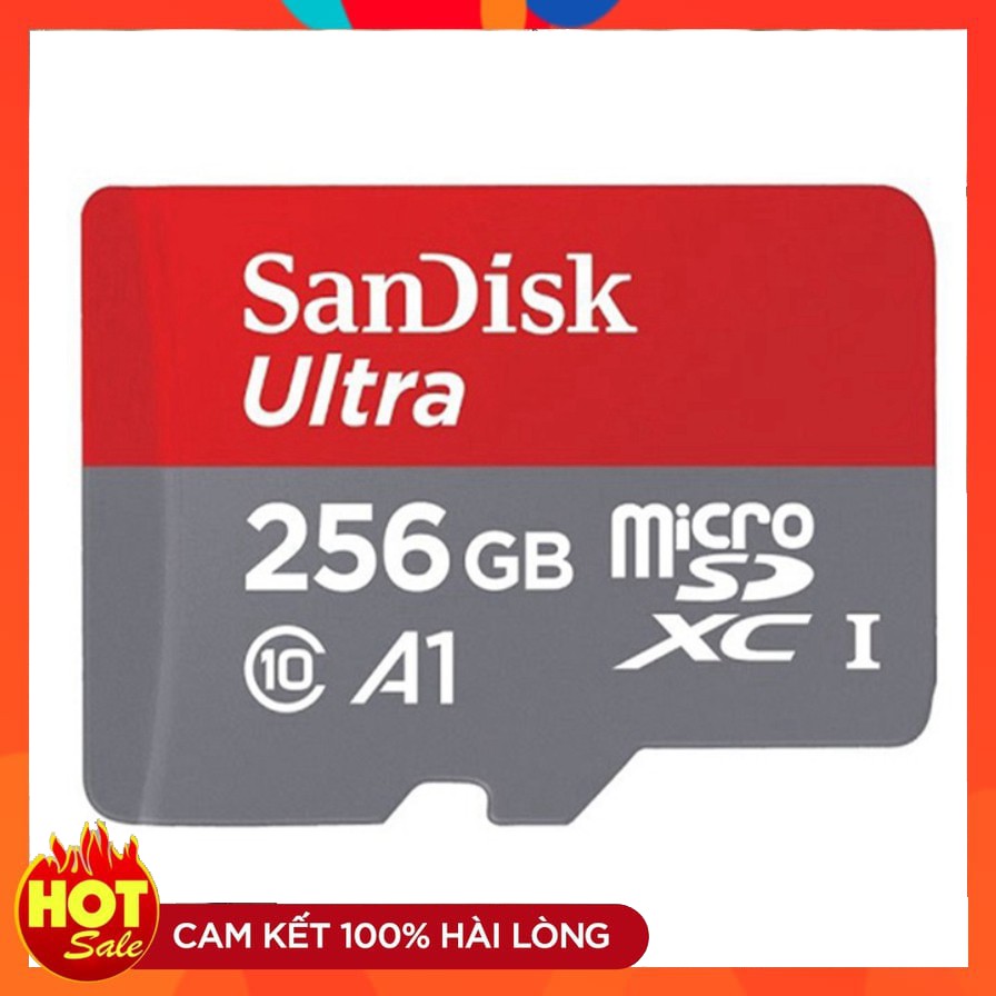 Thẻ nhớ micro SD san disk Ultra A1 256GB SDXC 100Mbs