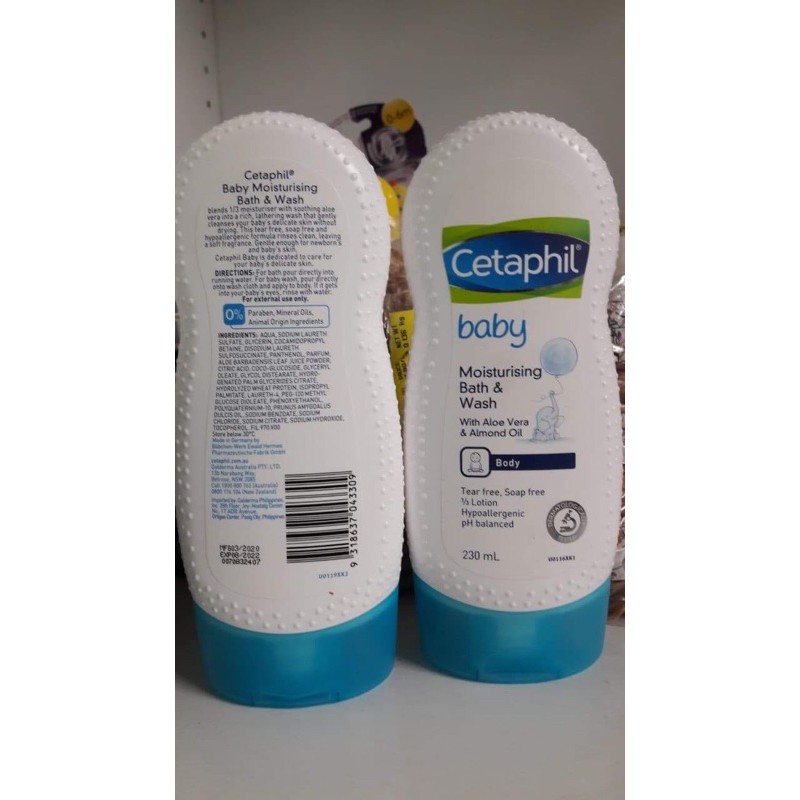 Sữa tắm gội cho bé Cetaphil Baby 230ml