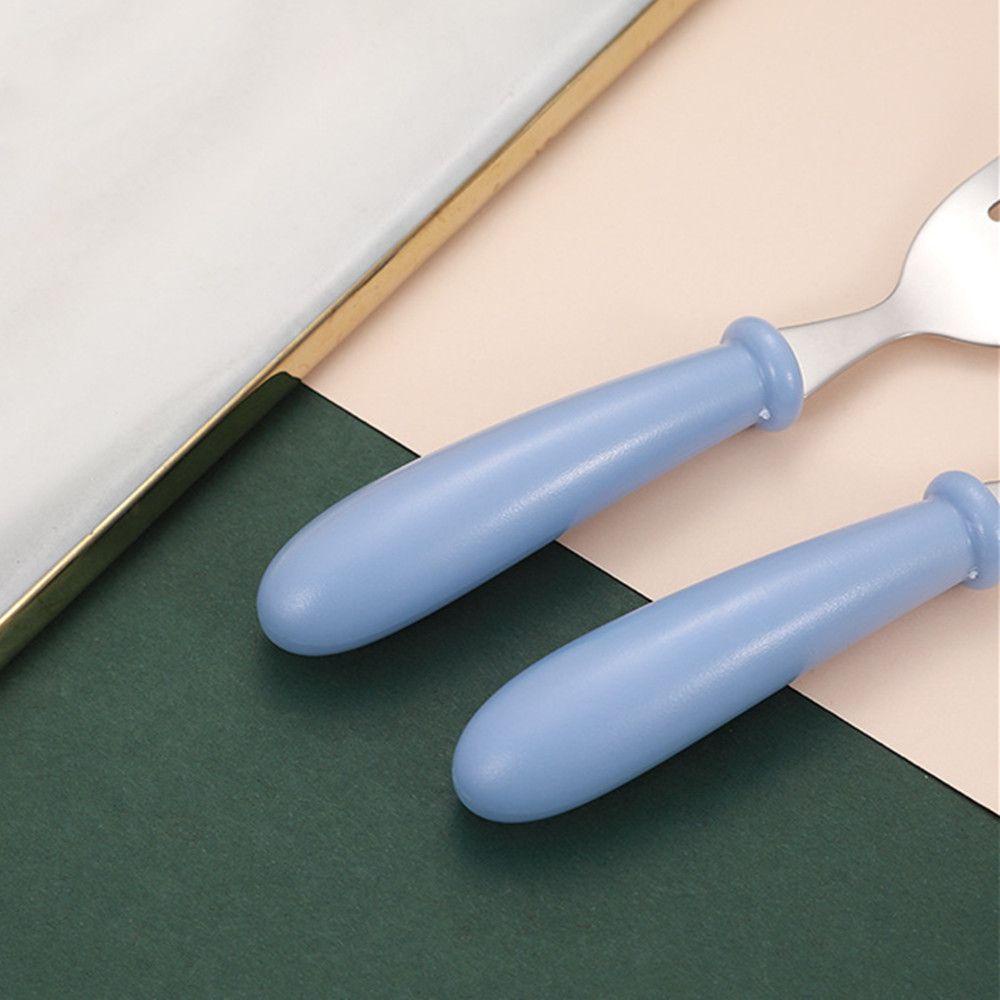 Bộ Dụng Cụ Ăn Uống 1 Món Bằng Thép Không Gỉ Họa Tiết Hoạt Hình Dễ Thương Cho Bé