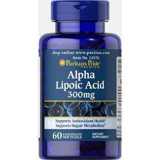 Viên uống đẹp da, chống lão hóa, giảm biến chứng thần kinh ở người tiểu đường Alpha Lipoic Acid 300mg